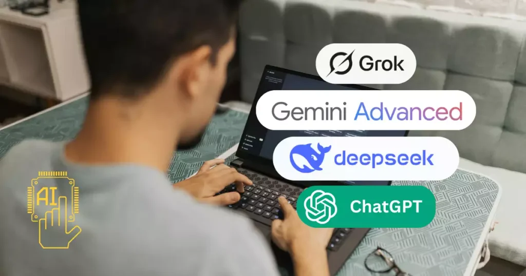 ChatGPT, Grok, Gemini, DeepSeek best AI Tools Subscription Price