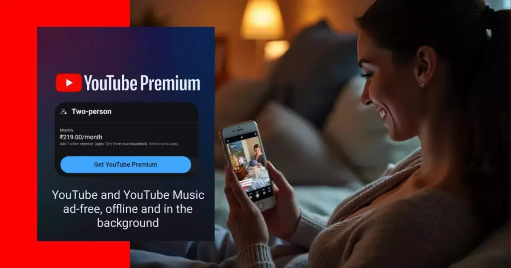 YouTube Two-Person Premium Subscription Plan